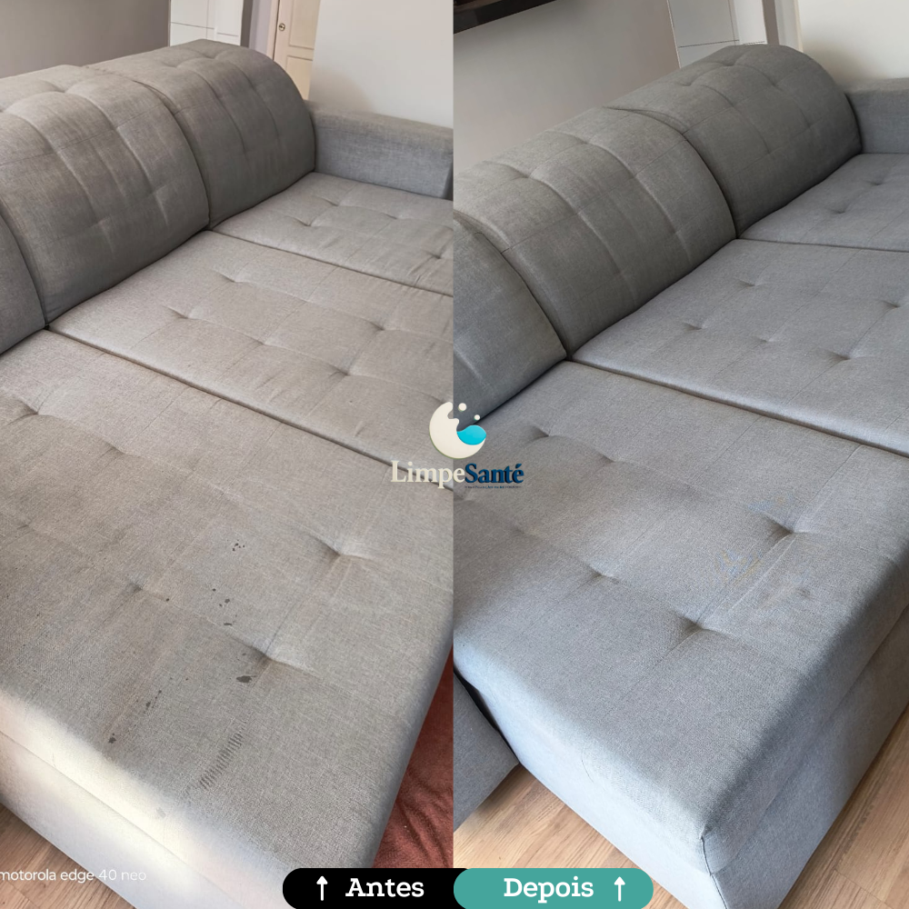 Limpeza de sofá